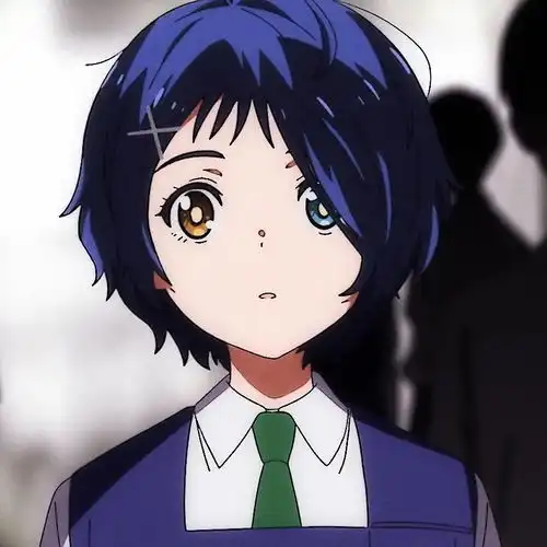 绿色系动漫头像女生男生