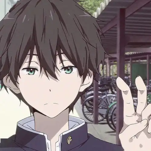 白色系男头像动漫白色背