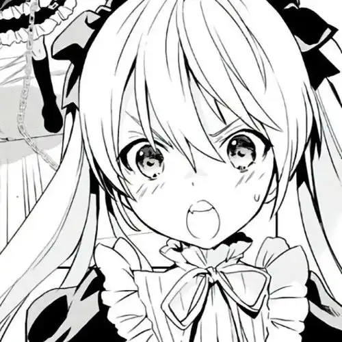 招桃花黑白动漫可爱女生头像333
