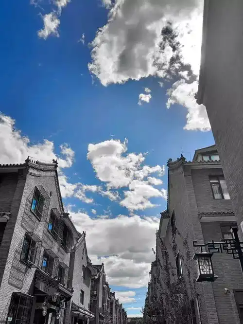 北京的蓝天白云又刷屏啦风吹云动美出新高度