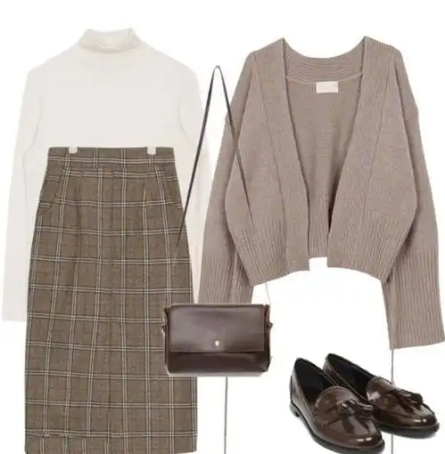 这8套格纹裙搭配,逛街上班都能穿,轻松搞定穿衣难题