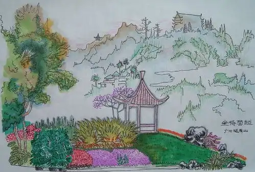 青涩记忆大学时代的马克笔多张手绘练习