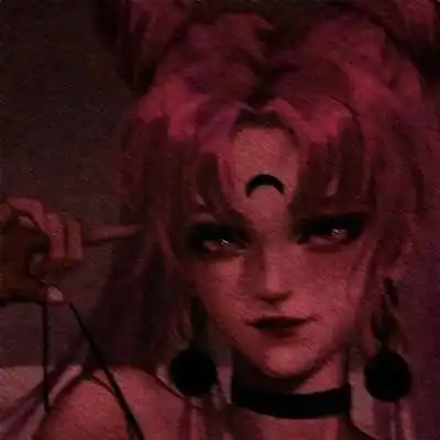 动漫女头高冷侧脸高清二次元女生霸气范