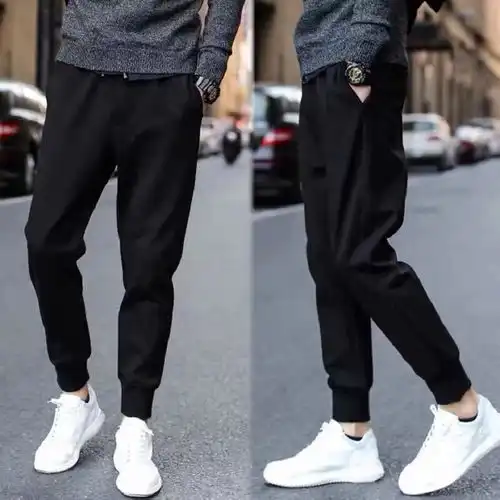 京东京造休闲裤男夏季裤子男吸湿排汗短裤黑色l