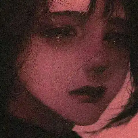 丧丧中带点仙气的动漫女生头像