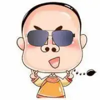 戴墨镜剪刀手卡通头像微信头像图片大全