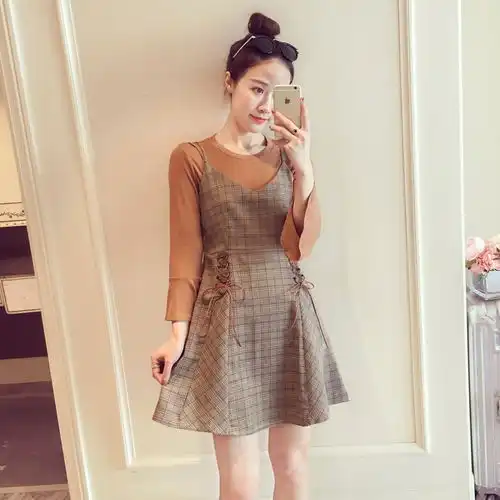 百搭显高瘦的套装裙,即使小个子女生也能轻松驾驭