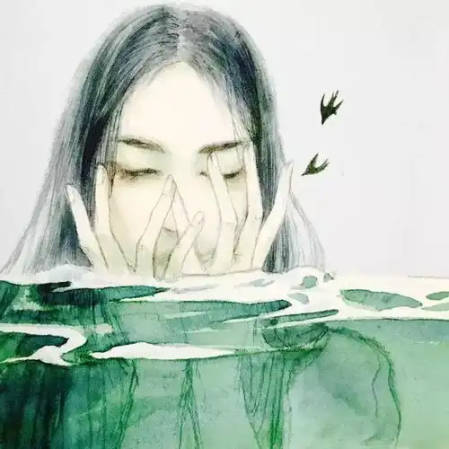 把美人画成了诗,她画笔下的世界美的让人羡慕