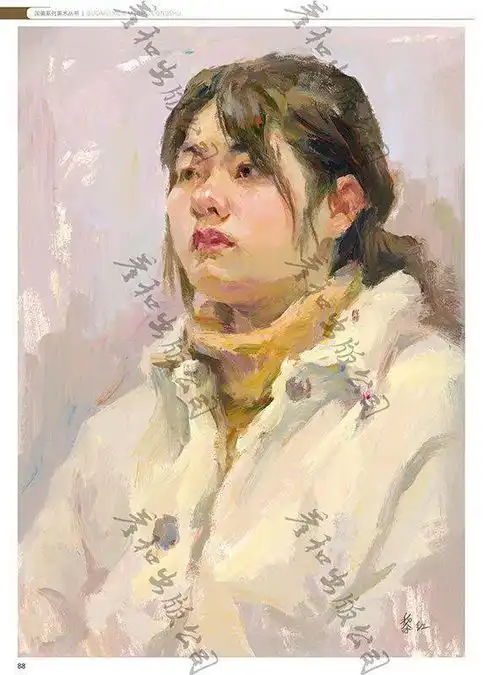 头像女生油画棒吧系列图