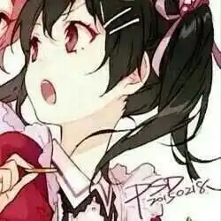 红色系姐妹头像动漫