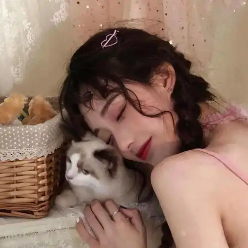 头像图片丨女生头像丨可爱的猫系女头1214