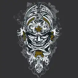 复古骷髅t恤印花图案图片高清图片免费下载jpg格式1000像素编号25855499千图网