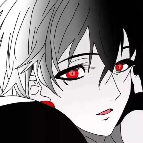 暗黑系霸气高冷动漫女生头像