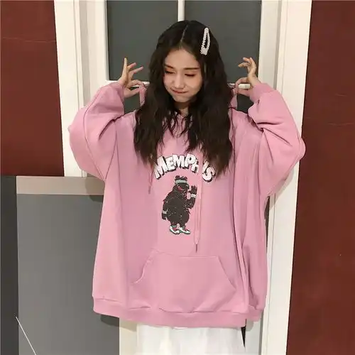 没错,就是这样的慵懒风系列卫衣,做气质女孩从穿搭开始吧
