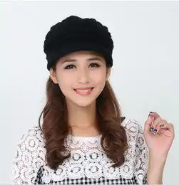 柏妃新款针织帽子女韩国秋冬季韩版户外潮流保暖护耳毛线帽b201