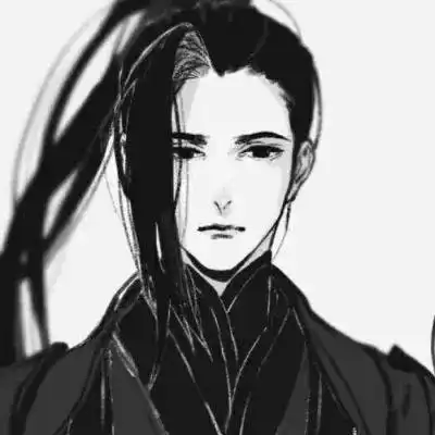 黑系女头像动漫高冷古风