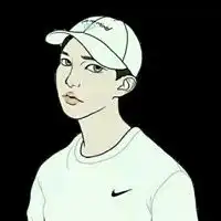 白帽子情侣头像