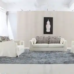 好天气家具休闲小户型绒布沙发白色现代简约沙发组合s16