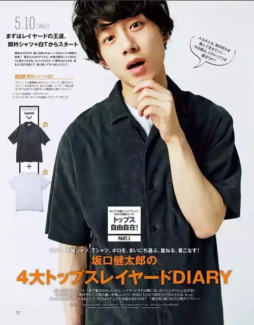 东瀛男子图鉴坂口健太郎的盐系穿搭法