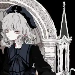 头像ins高级质感动漫黑