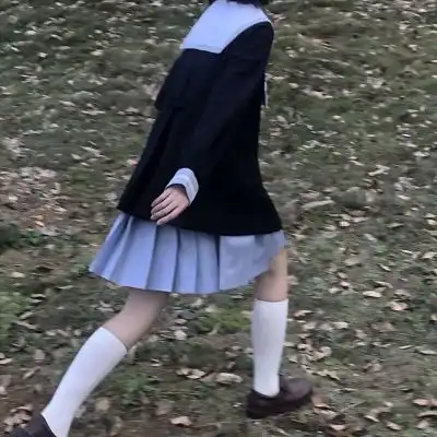 蓝色系小清新唯美温柔部位女头对女生头像我要个性网