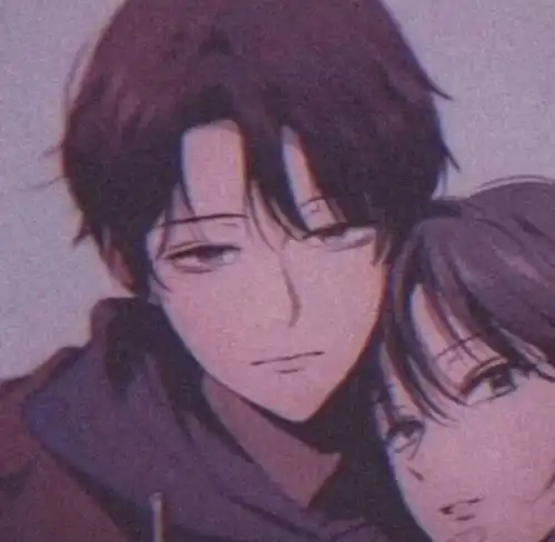 治愈系红白色头像男情头