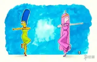 艺术家lndabouderbala晒创意作品动漫游戏角色美达摩融合术合体