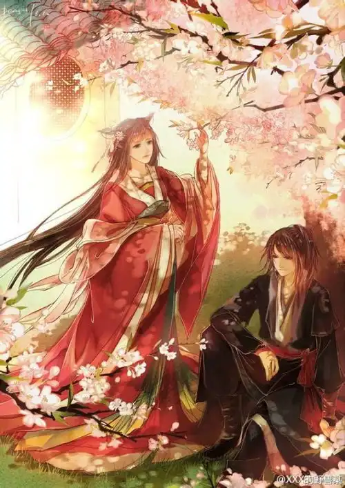古风情侣壁纸春风十里不如你