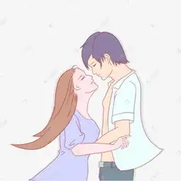 520情侣唯美人物手绘素材图片免费下载高清psd千库网图片编号10733782