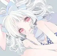 请问谁有银色长发的动漫美少女图