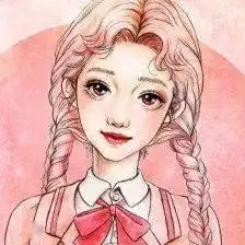 头像韩系动漫女生红唇