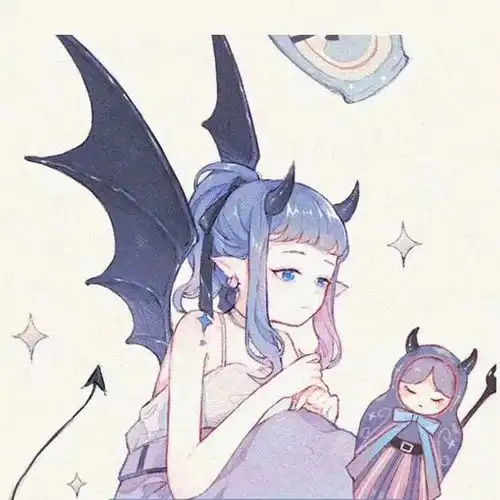 绿色系的闺蜜头像动漫蓝