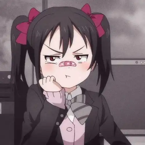 萌系二次元情侣头像动漫