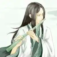 拿笛子古风公子头像古代男子吹笛子意境头像图片