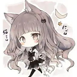 猫系女生照片动漫头像