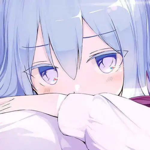 温柔蓝色动漫头像
