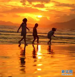 三亚晚霞美如画