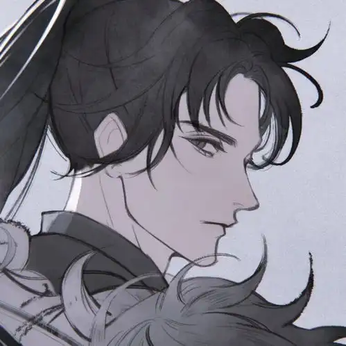 精选动漫男头古风美少年