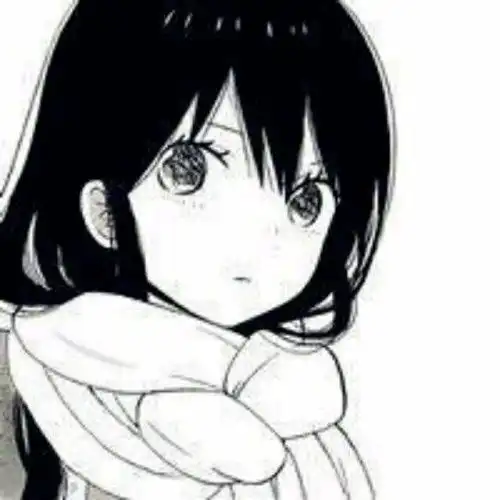 白色系卡通动漫情侣头像