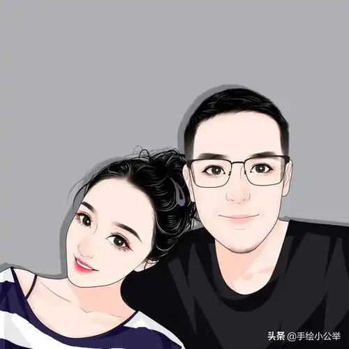 你的头像该换了,真人照片变漫画,2022年轻时尚情侣头像