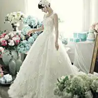 穿婚纱照情侣头像一男一女微信头像图片大全