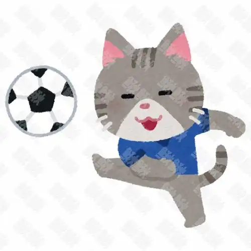 踢足球的小狗狗猫咪小猫手绘卡通插画手绘png儿童插画免扣素材2阿猫阿狗