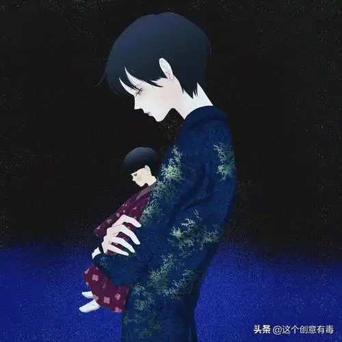 纯净系孤独少年插画,惹人怜爱的美