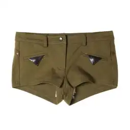 可爱头像女生绿色系短裤