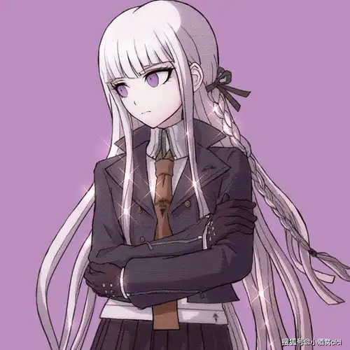 弹丸论破雾切响子,外表冰山美人,内心纤细敏感,动漫头像
