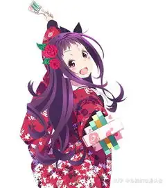 二次元和风美图气质极佳,光彩照人的和服美少女,真好