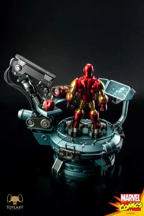 toylaxy漫威漫画钢铁侠战甲大厅hallofarmor雕像