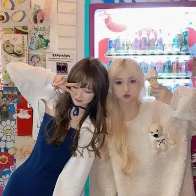 一对两张干净优质真人ins闺蜜头微信头像我要个性网