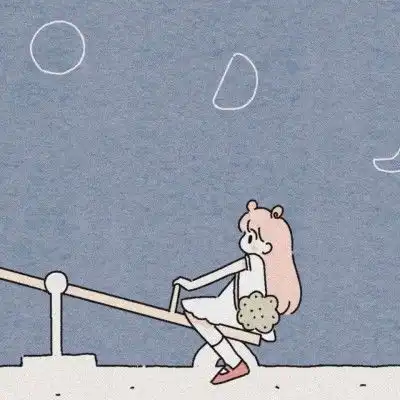 治愈系情侣头像简约干净