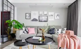 大连二手房改造70平北欧两居室超美ins风